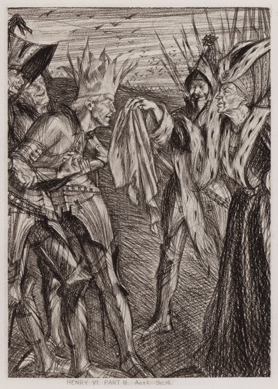 The Third Part of King Henry VI, Act I, Scene 4 by Edmund Joseph Sullivan