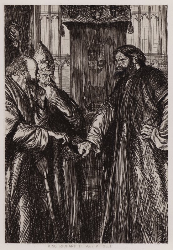The Tragedy of King Richard II, Act IV, Sc 1 by Edmund Joseph Sullivan