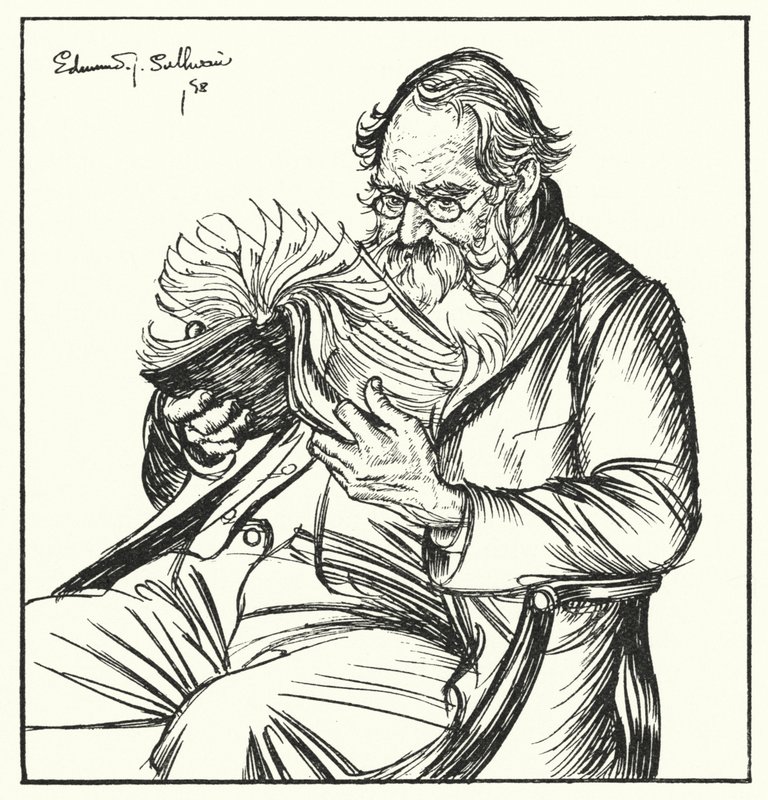 Illustration for Sartor Resartus by Edmund Joseph after Sullivan