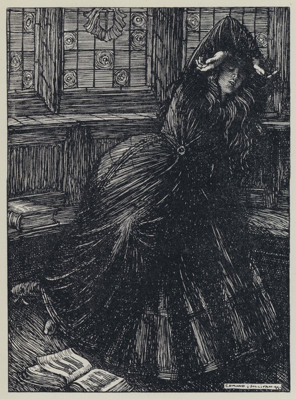 Tennyson, Illustration for A Dream of Fair Women and Other Poems by Edmund Joseph after Sullivan