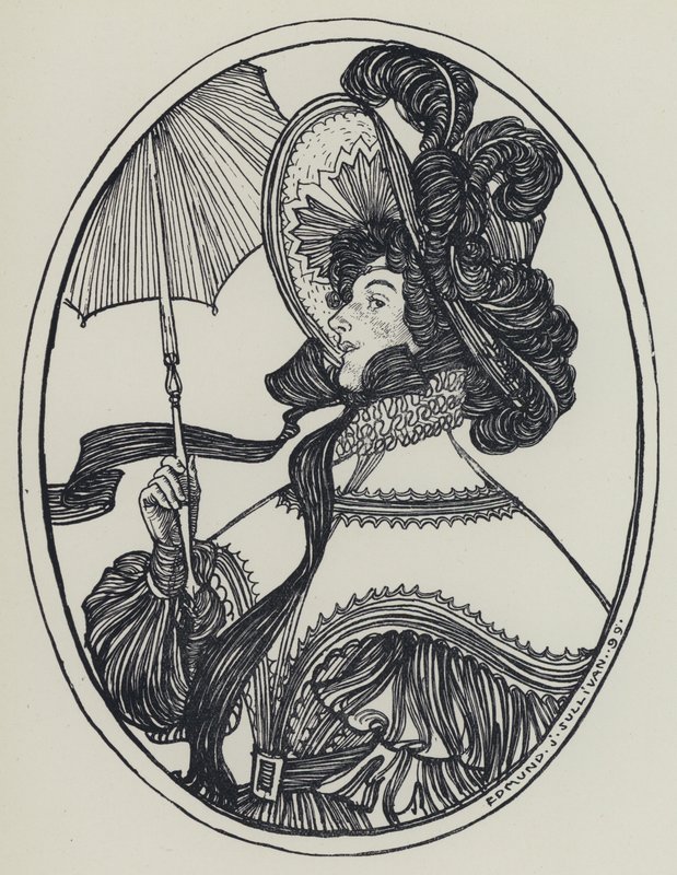 Tennyson, Illustration for A Dream of Fair Women and Other Poems by Edmund Joseph after Sullivan