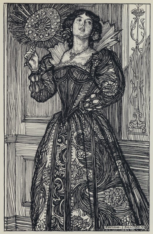 Illustration for A Dream of Fair Women and Other Poems by Edmund Joseph after Sullivan