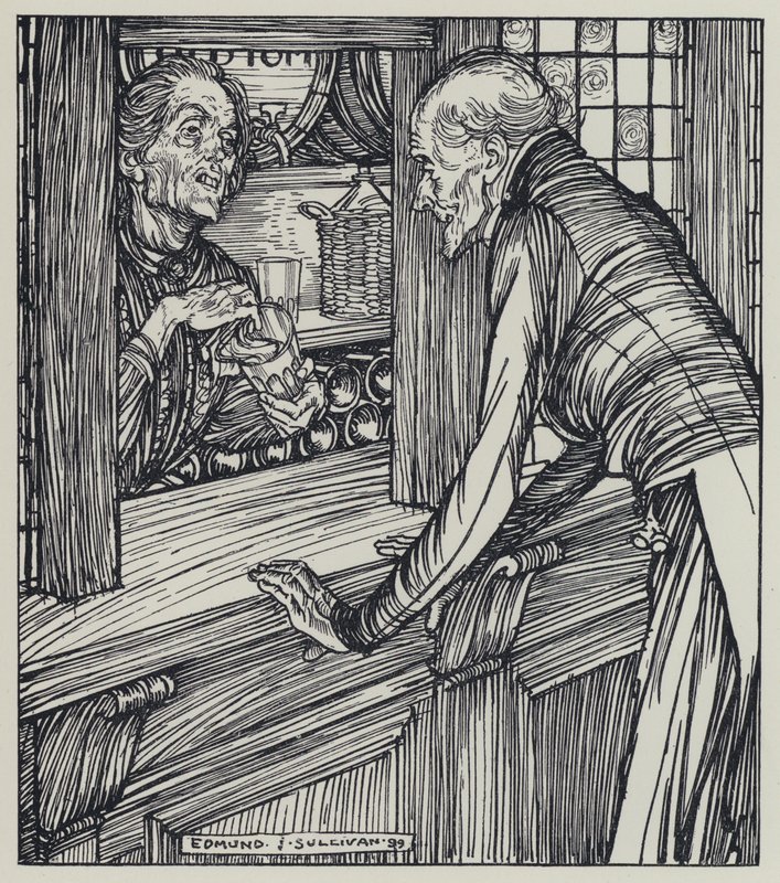 Illustration for A Dream of Fair Women and Other Poems by Edmund Joseph after Sullivan