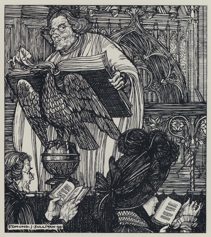 Illustration for A Dream of Fair Women and Other Poems by Edmund Joseph after Sullivan