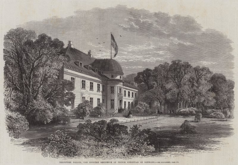 Bernstorf Palace, the Country Residence of Prince Christian of Denmark by Edmund Morison Wimperis