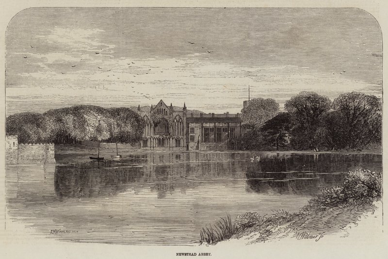 Newstead Abbey by Edmund Morison Wimperis