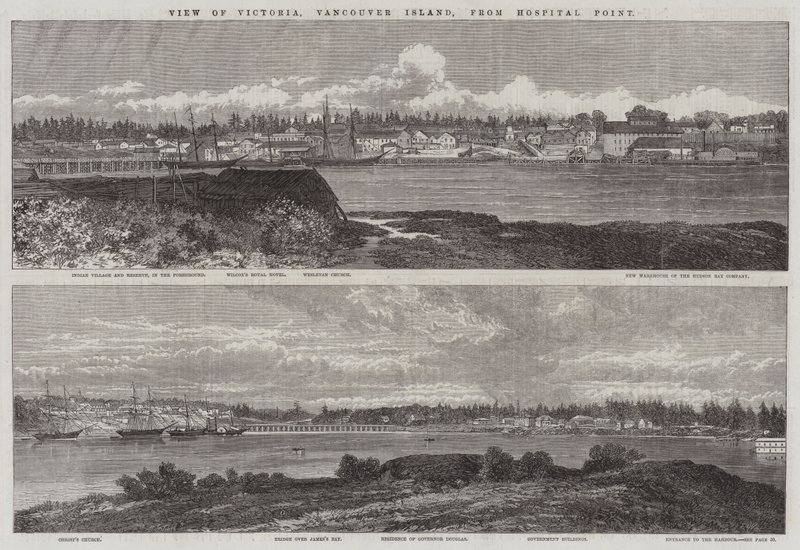 View of Victoria, Vancouver Island, from Hospital Point by Edmund Morison Wimperis