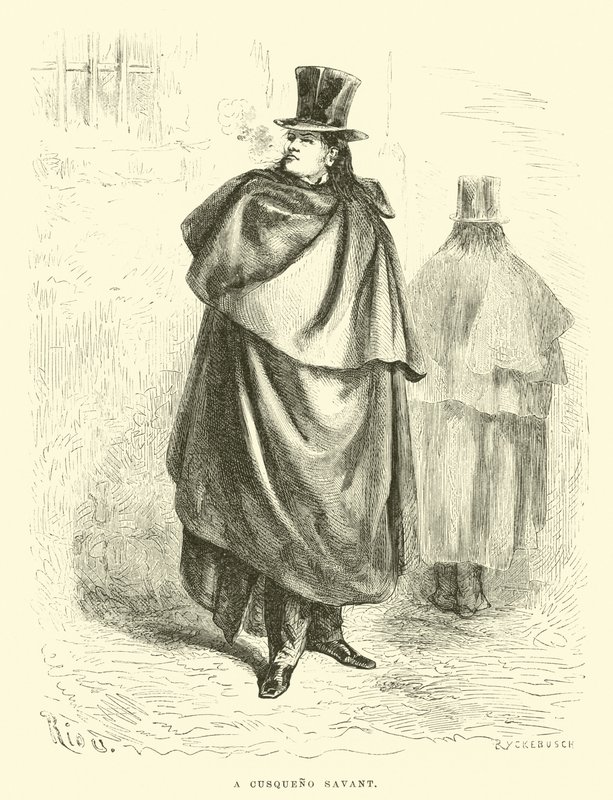 A Cusqueno savant by Edouard Riou