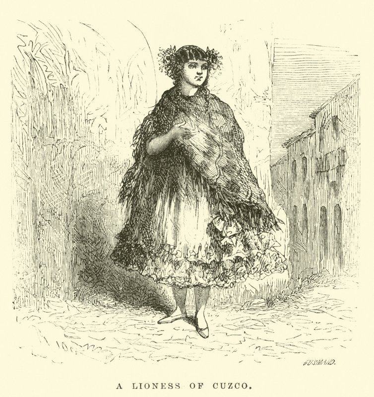 A Lioness of Cuzco by Edouard Riou