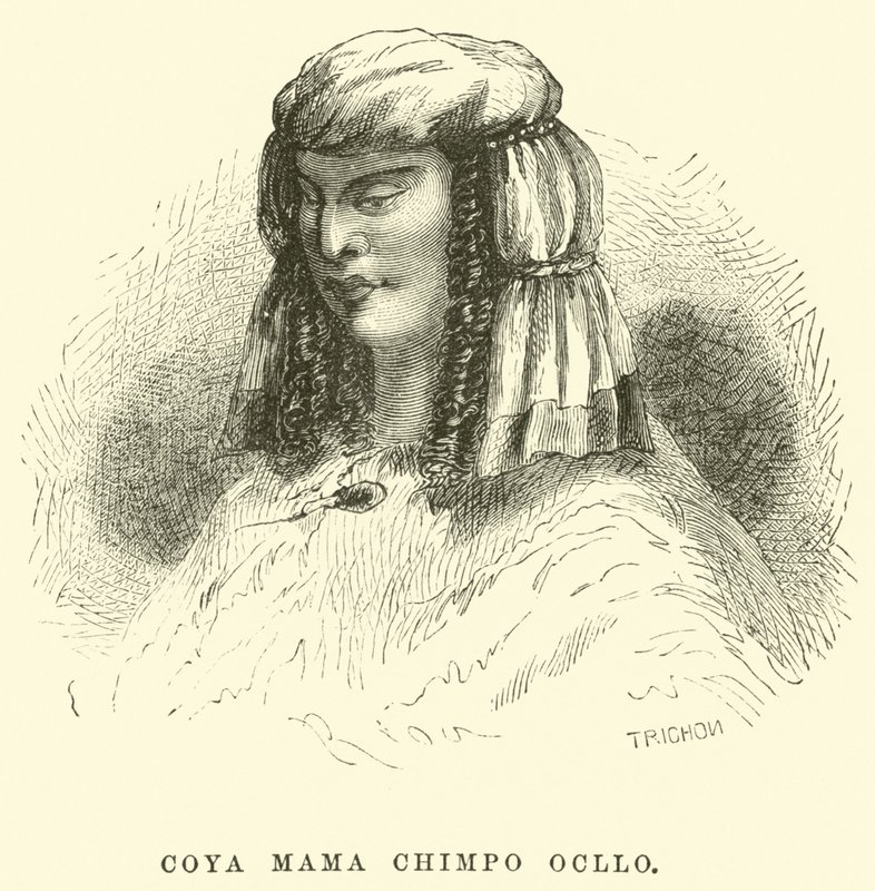 Coya Mama Chimpo Ocllo by Edouard Riou
