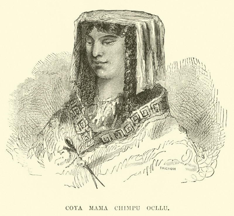 Coya Mama Chimpu Ocllu by Edouard Riou