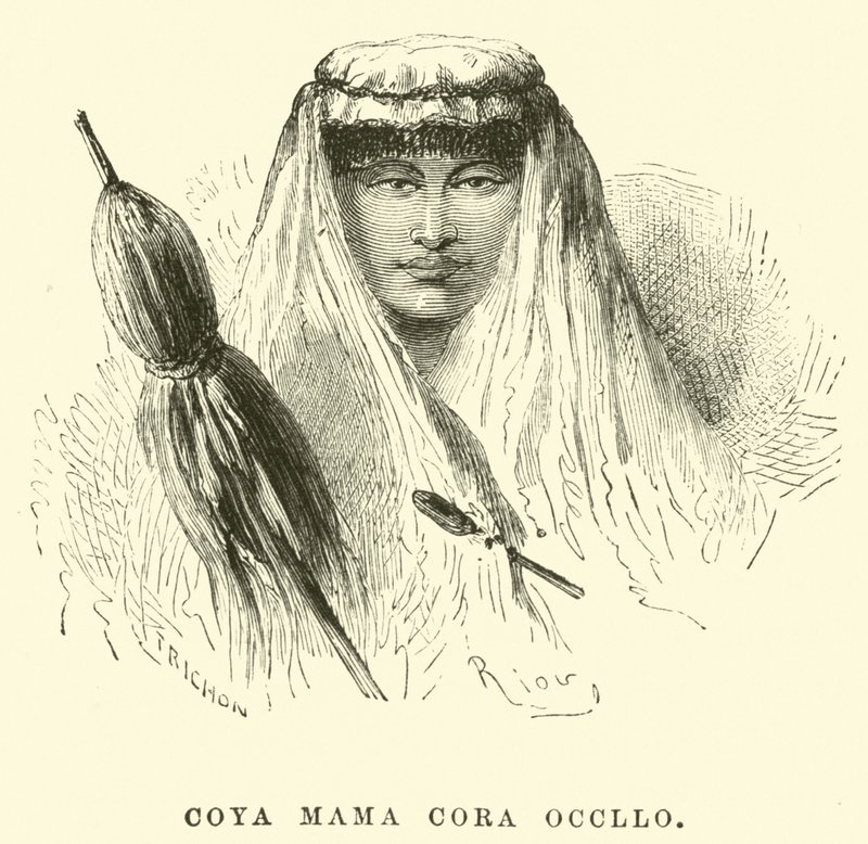 Coya Mama Cora Occllo by Edouard Riou