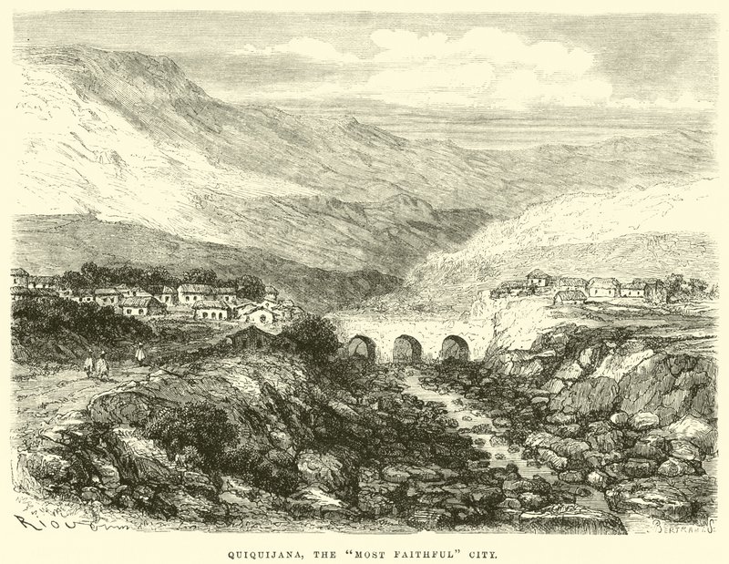 Quiquijana, the Most Faithful City by Edouard Riou