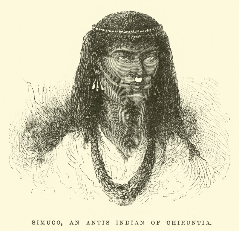 Simuco, an Antis Indian of Chiruntia by Edouard Riou