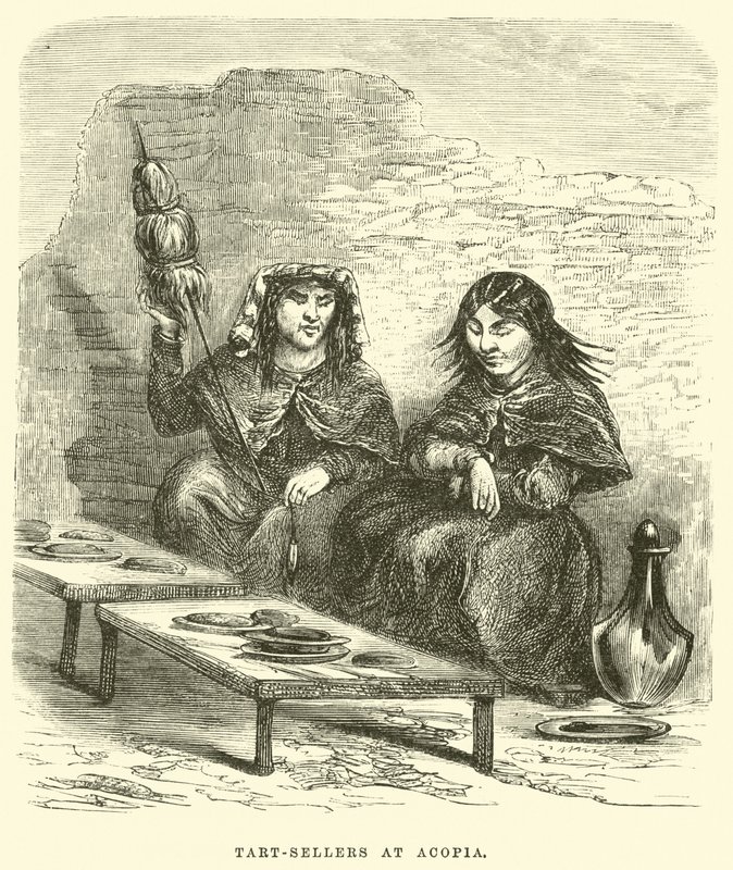 Tart-sellers at Acopia by Edouard Riou