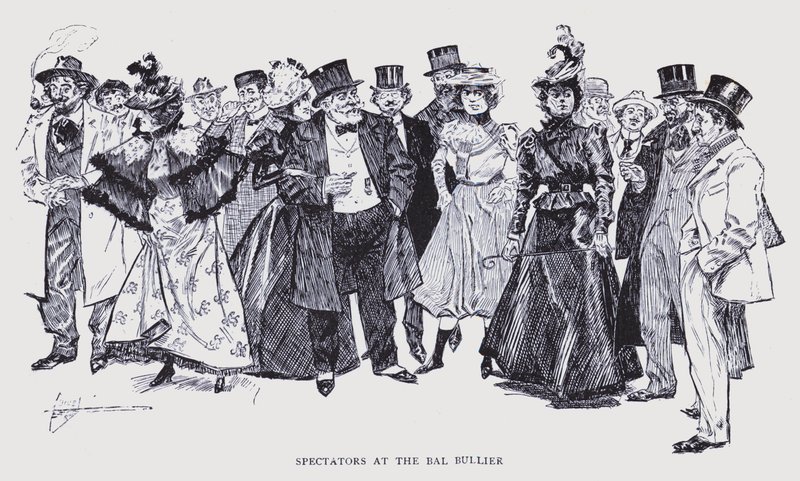 Bohemian Paris: Spectators at the Bal Bullier by Edouard Alfred (1875 1954) Cucuel