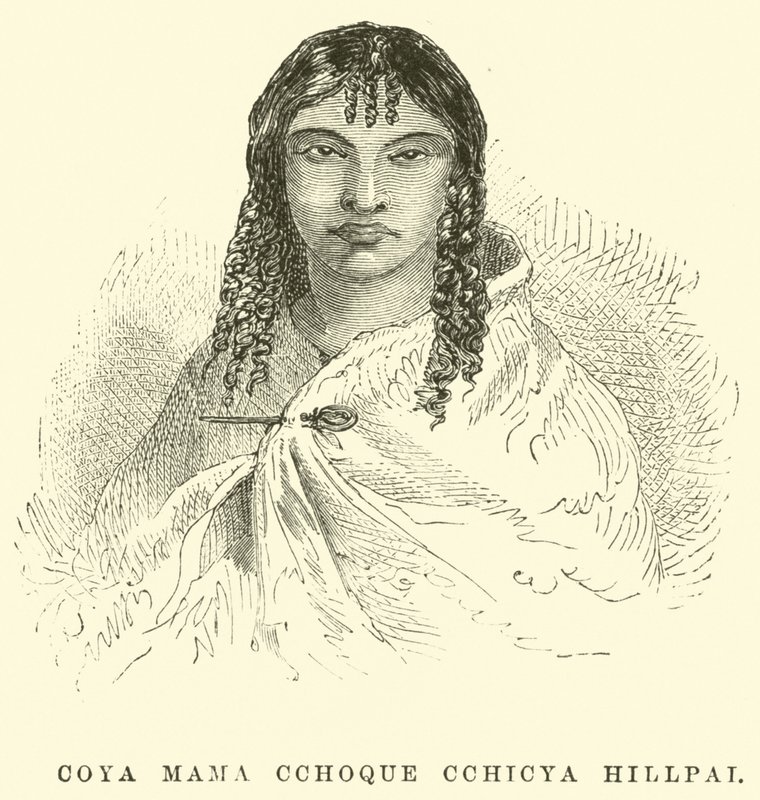 Coya Mama Cchoque Cchicya Hillpai by Edouard Riou