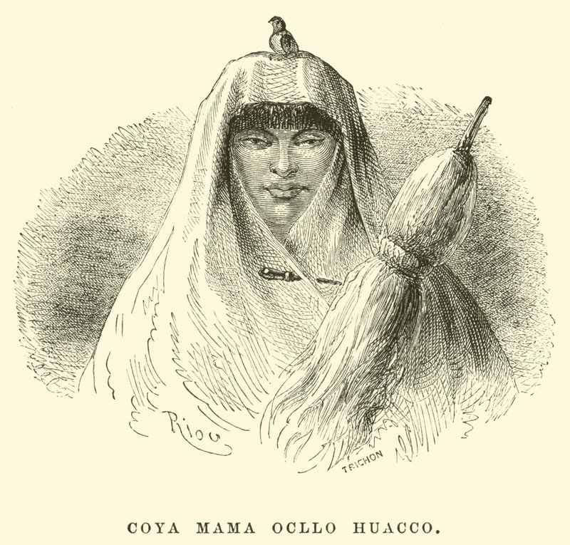Coya Mama Ocllo Huacco by Edouard Riou