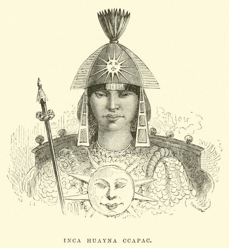 Inca Huayna Ccapac by Edouard Riou