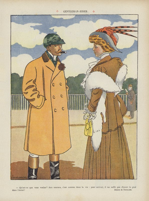 Illustration for Le Rire by Edouard Touraine