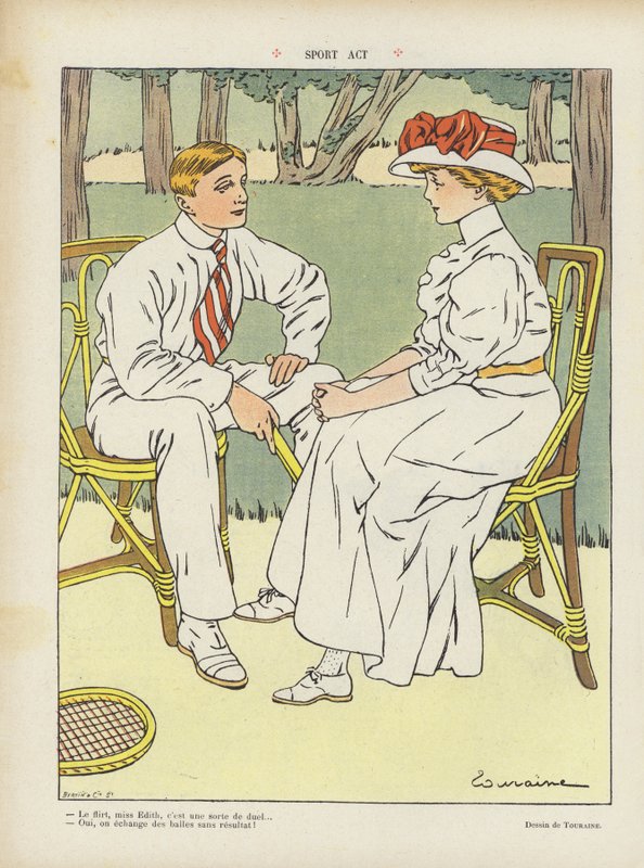 Illustration for Le Rire by Edouard Touraine