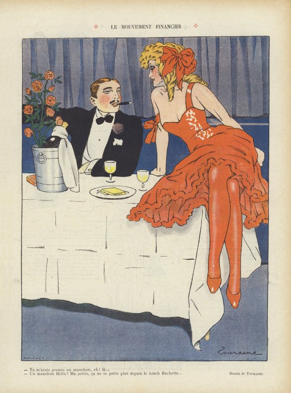 Illustration for Le Rire by Edouard Touraine