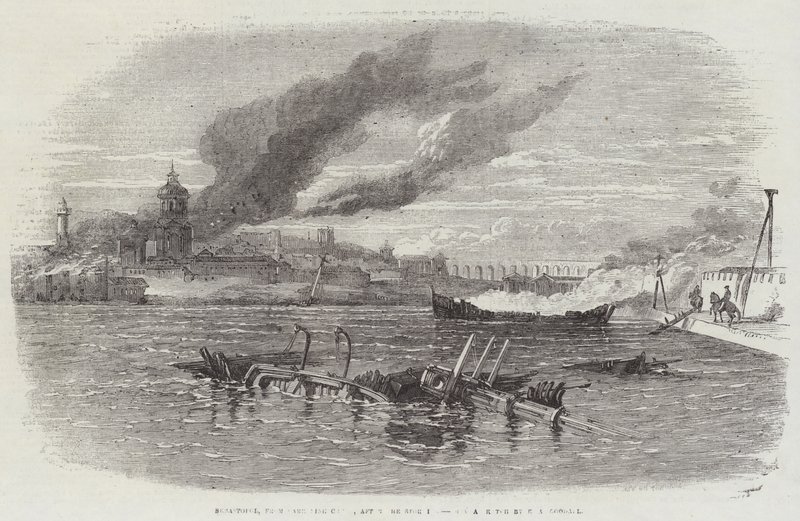Sebastopol, after Careening Creek by Edward Angelo Goodall