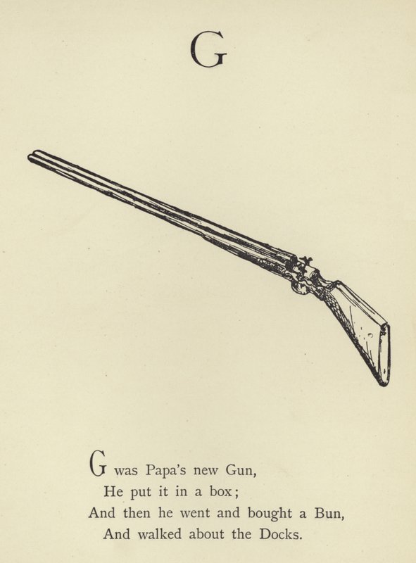 The letter G by Edward Lear