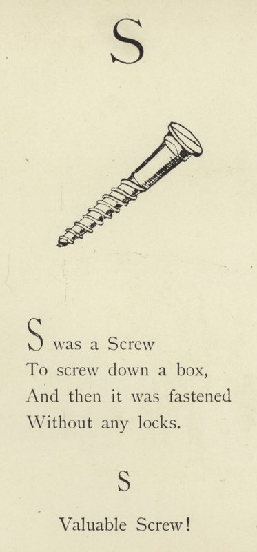 The Letter S by Edward Lear