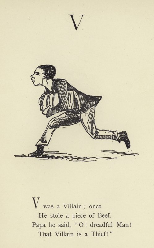 The Letter V by Edward Lear
