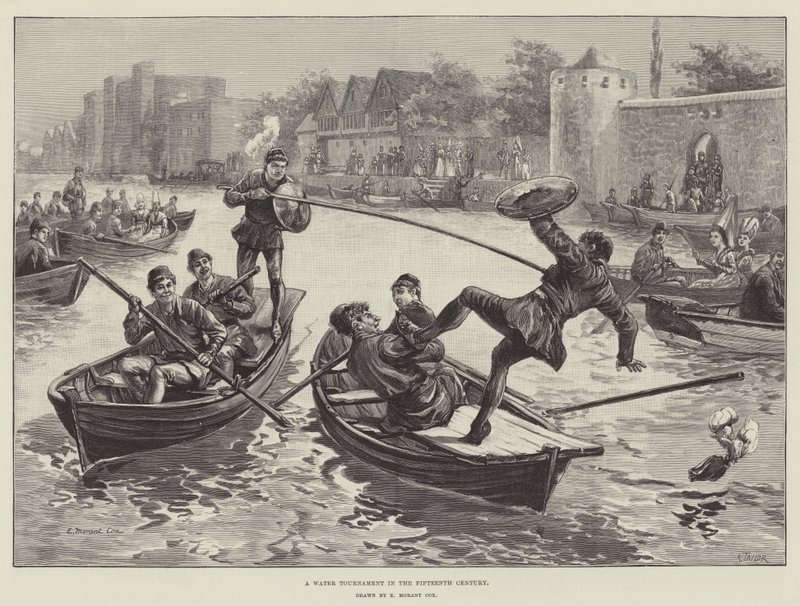 A Water Tournament in the Fifteenth Century by Edward Morant Cox