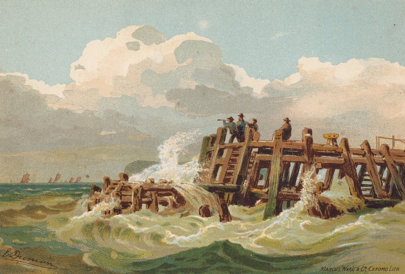 Coming into the Humber, Fishermen on the Look-out by Edward (after) Duncan