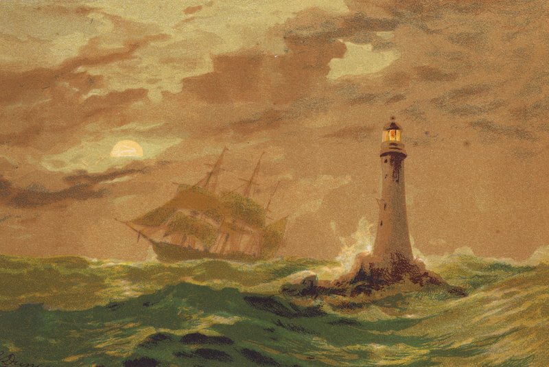 Eddystone Lighthouse by Edward (after) Duncan