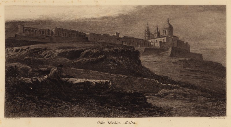 Citta Vecchia, Malta by Edward (after) Lear