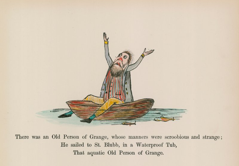 There was an Old Person of Grange, whose manners were scroobious and strange by Edward (after) Lear