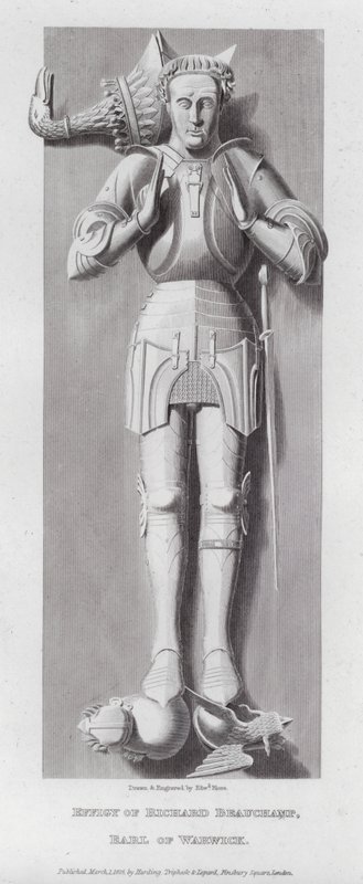 Effigy of Richard Beauchamp, Earl of Warwick by Edward Blore
