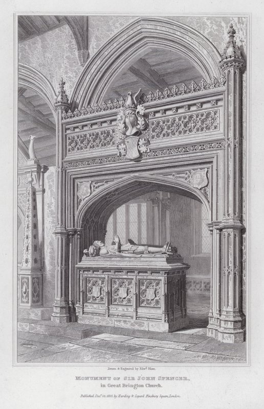 Monument of Sir John Spencer, in Great Brington Church by Edward Blore