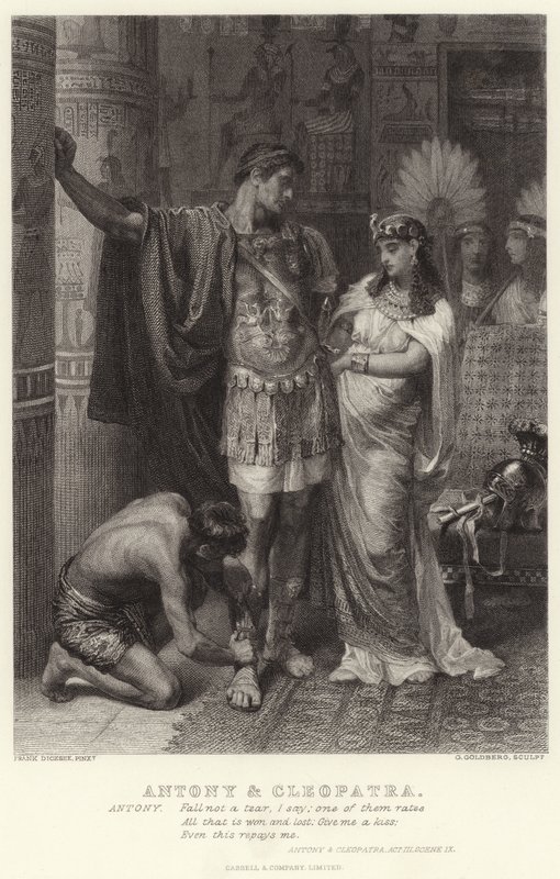 Antony and Cleopatra, Act III, Scene IX by Edward Burne Jones