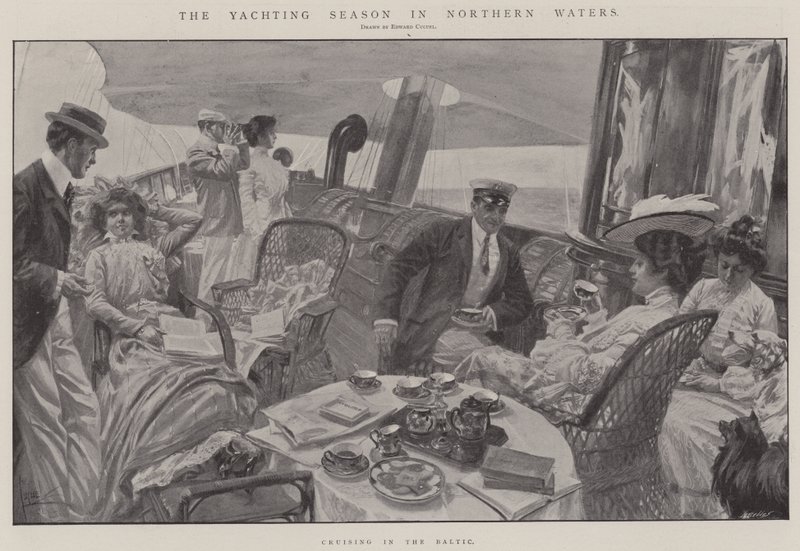 The Yachting Season in Northern Waters by Edward Cucuel