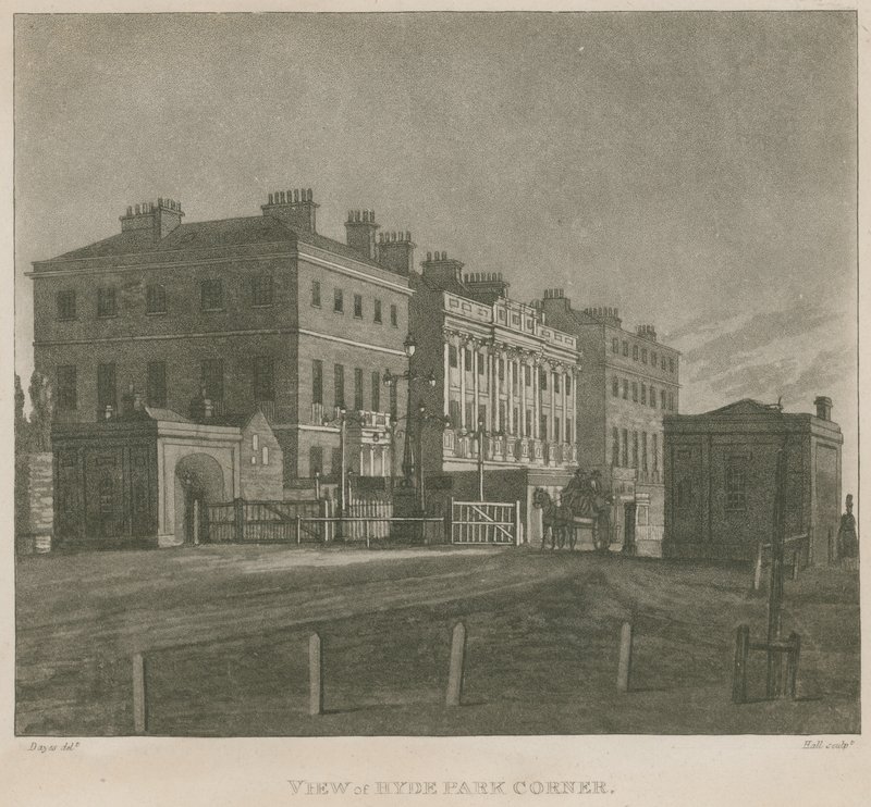 Hyde Park Turnpike, Hyde Park Corner, London by Edward Dayes