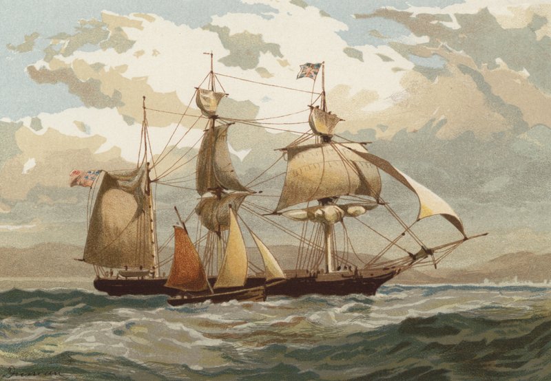 Taking a Pilot, Off Swansea by Edward Duncan