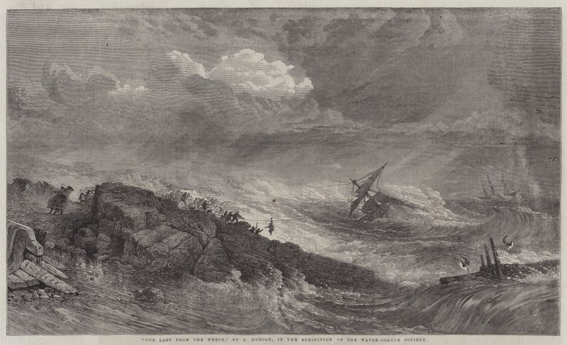 The Last from the Wreck by Edward Duncan