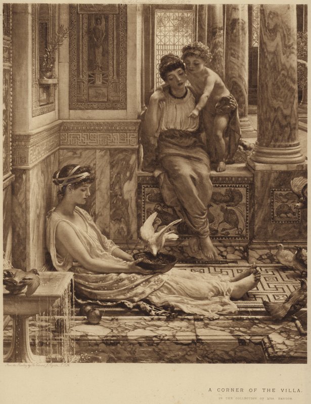 A Corner of the Villa by Edward John Poynter