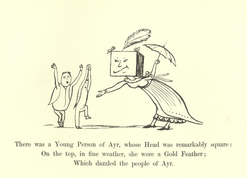 There was a Young Person of Ayr, Whose Head was Remarkably Square by Edward Lear