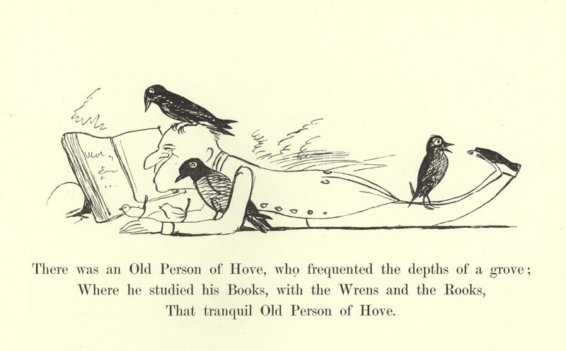 There was an Old Person of Hove, who Frequented the Depths of a Grove by Edward Lear