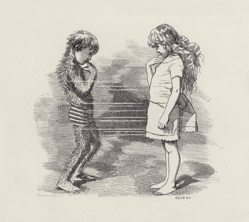 Illustration for The Water-Babies by Charles Kingsley by Edward Linley (after) Sambourne
