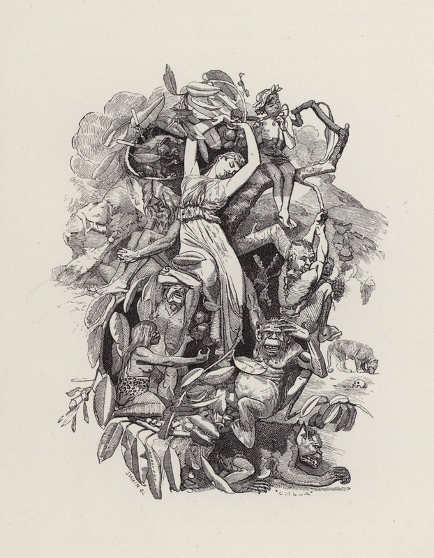 Illustration for The Water-Babies by Charles Kingsley by Edward Linley (after) Sambourne