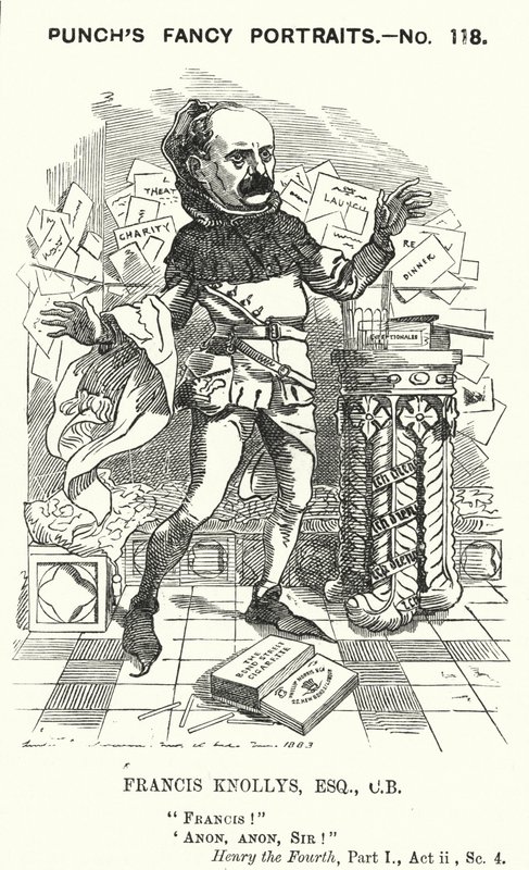 Francis Knollys, private secretary to the Prince of Wales by Edward Linley (after) Sambourne
