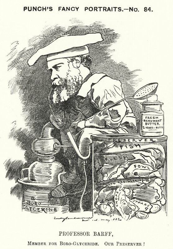 Frederick Settle Barff, English chemist by Edward Linley (after) Sambourne