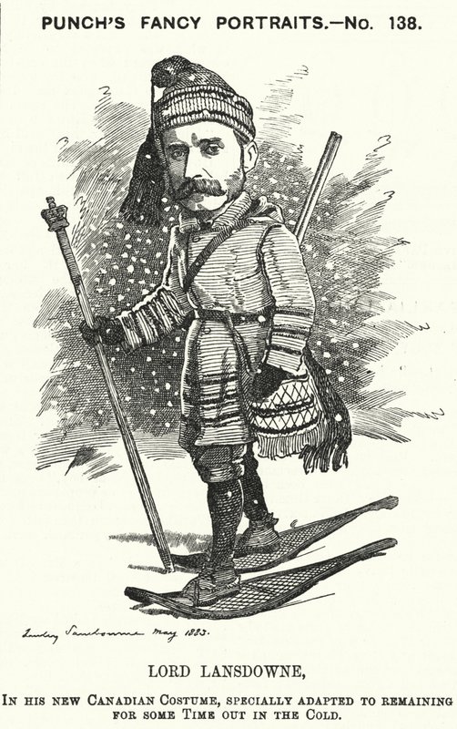 Henry Petty-Fitzmaurice, 5th Marquess of Lansdowne, British Politician and Governor-General of Canada (engraving) by Edward Linley (after) Sambourne